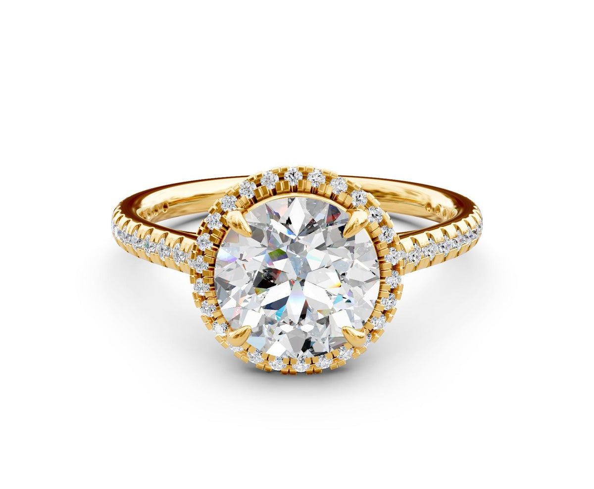 Rosalind Halo with 2ct Round Lab Diamond