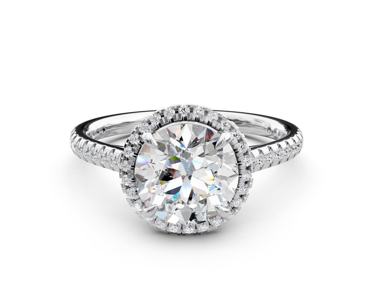 Rosalind Halo with 2ct Round Lab Diamond