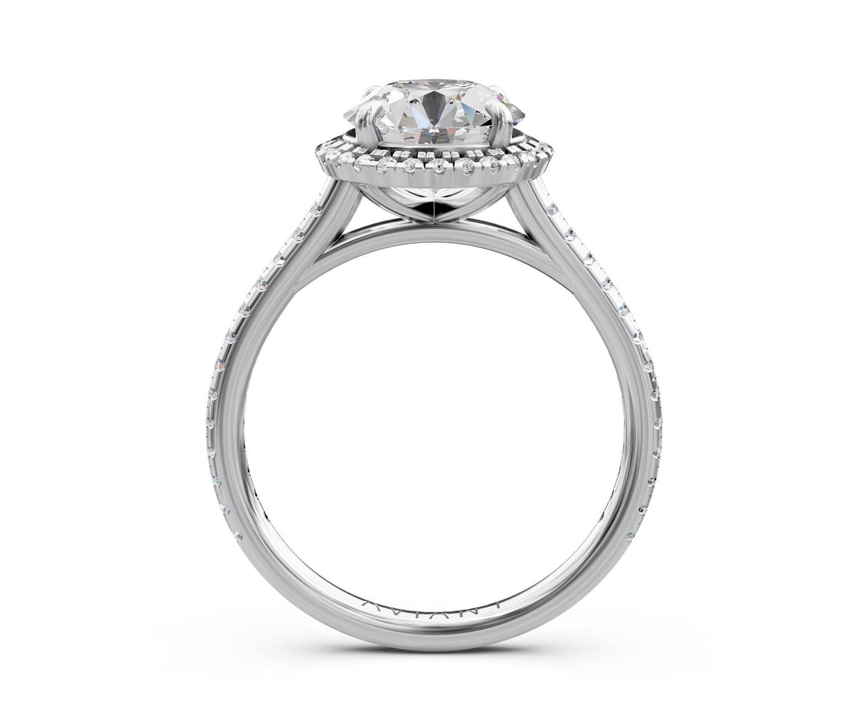 Rosalind Halo with 2ct Round Lab Diamond