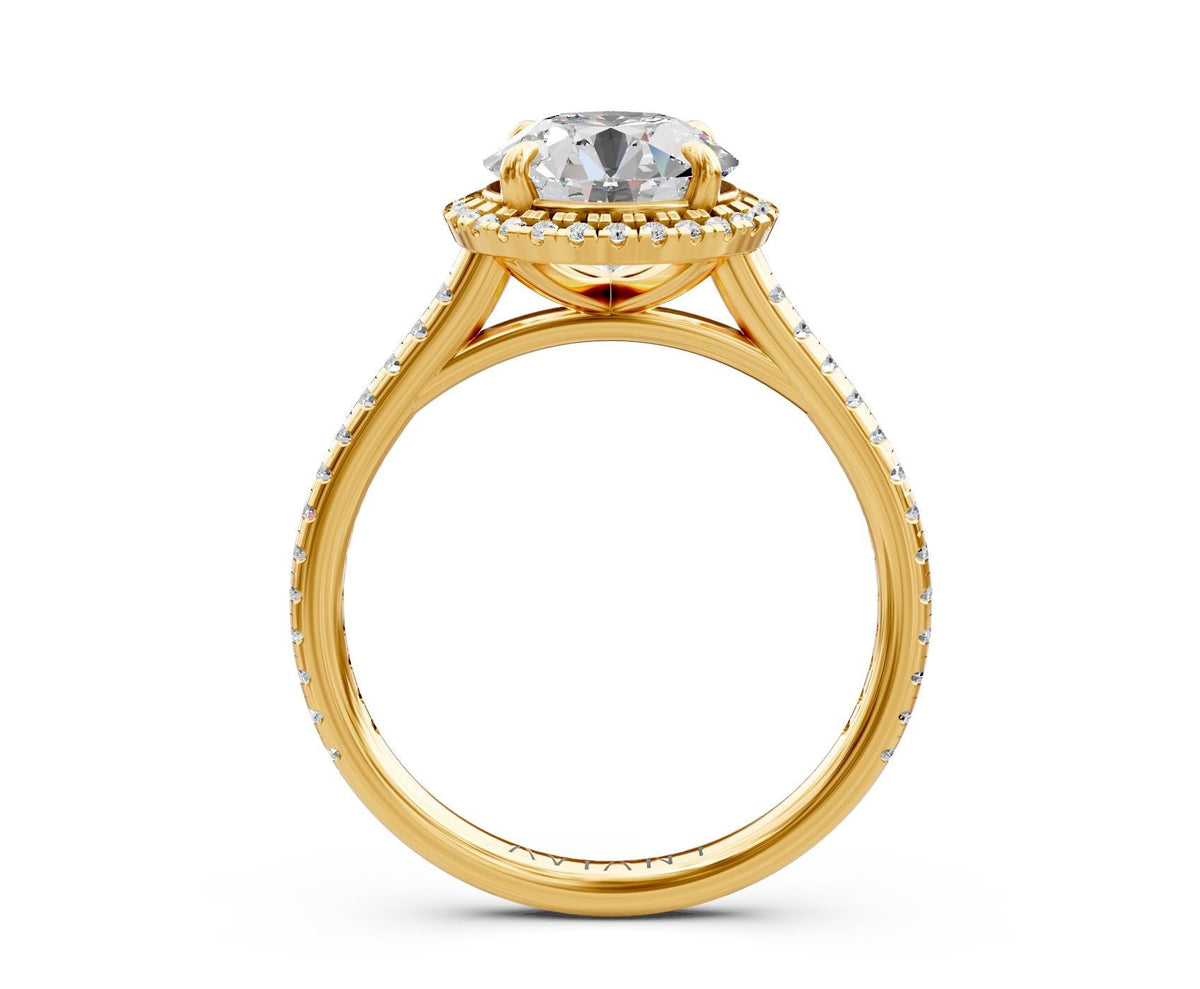 Rosalind Halo with 2ct Round Lab Diamond