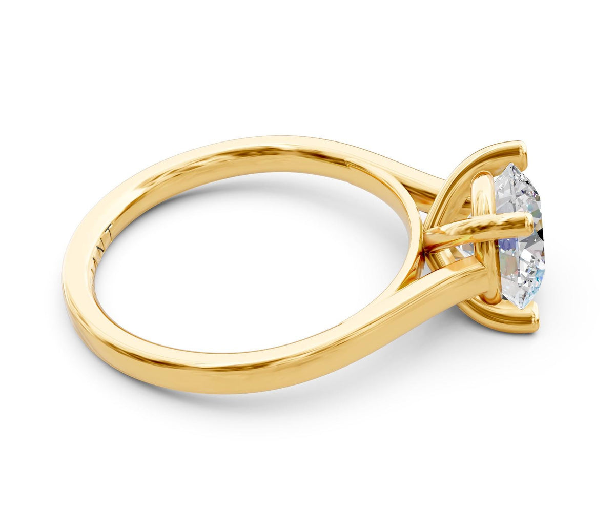 Elodie Solitaire with 1ct Round Lab Diamond