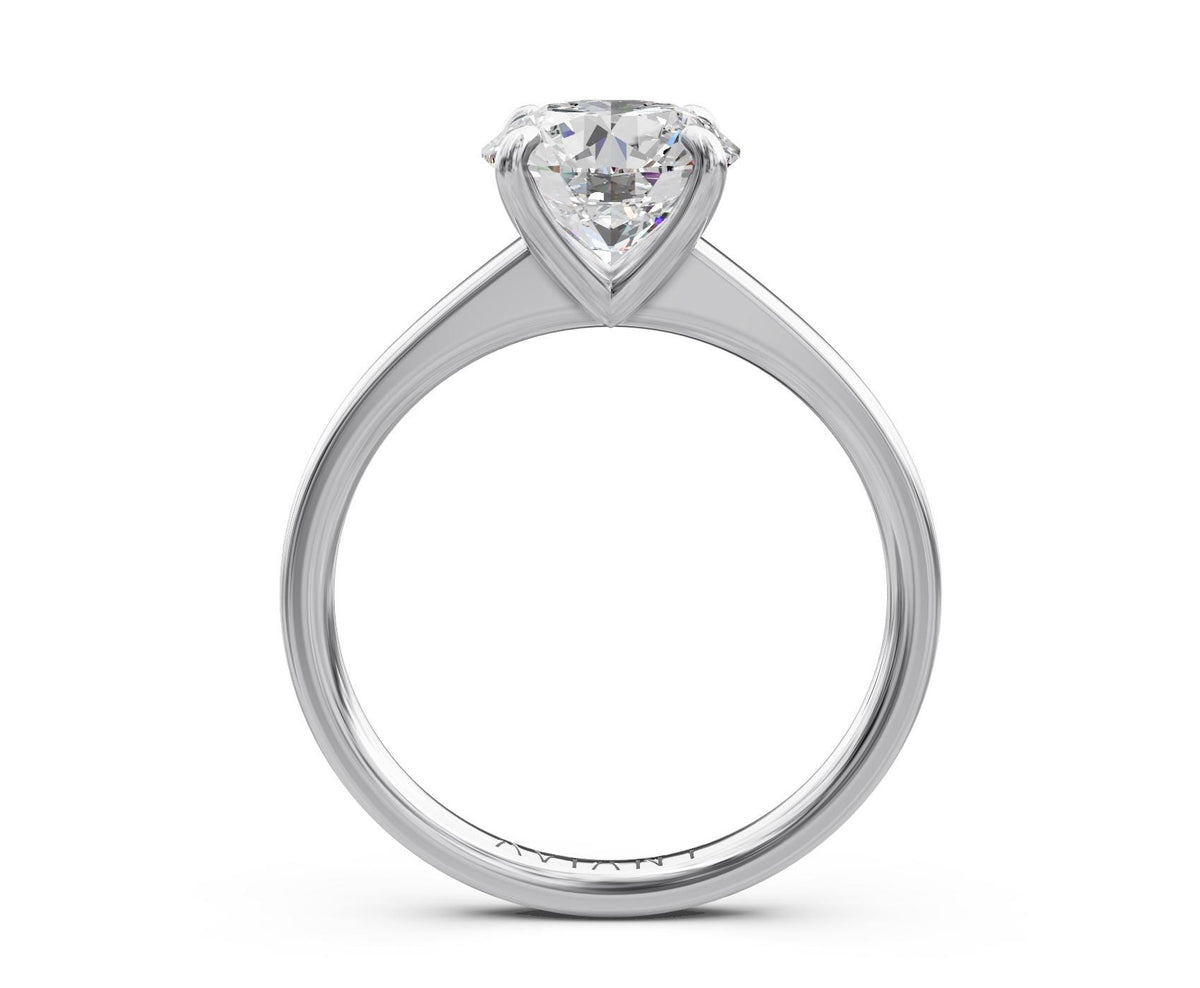 Ruby Solitaire with 2ct Round Lab Diamond