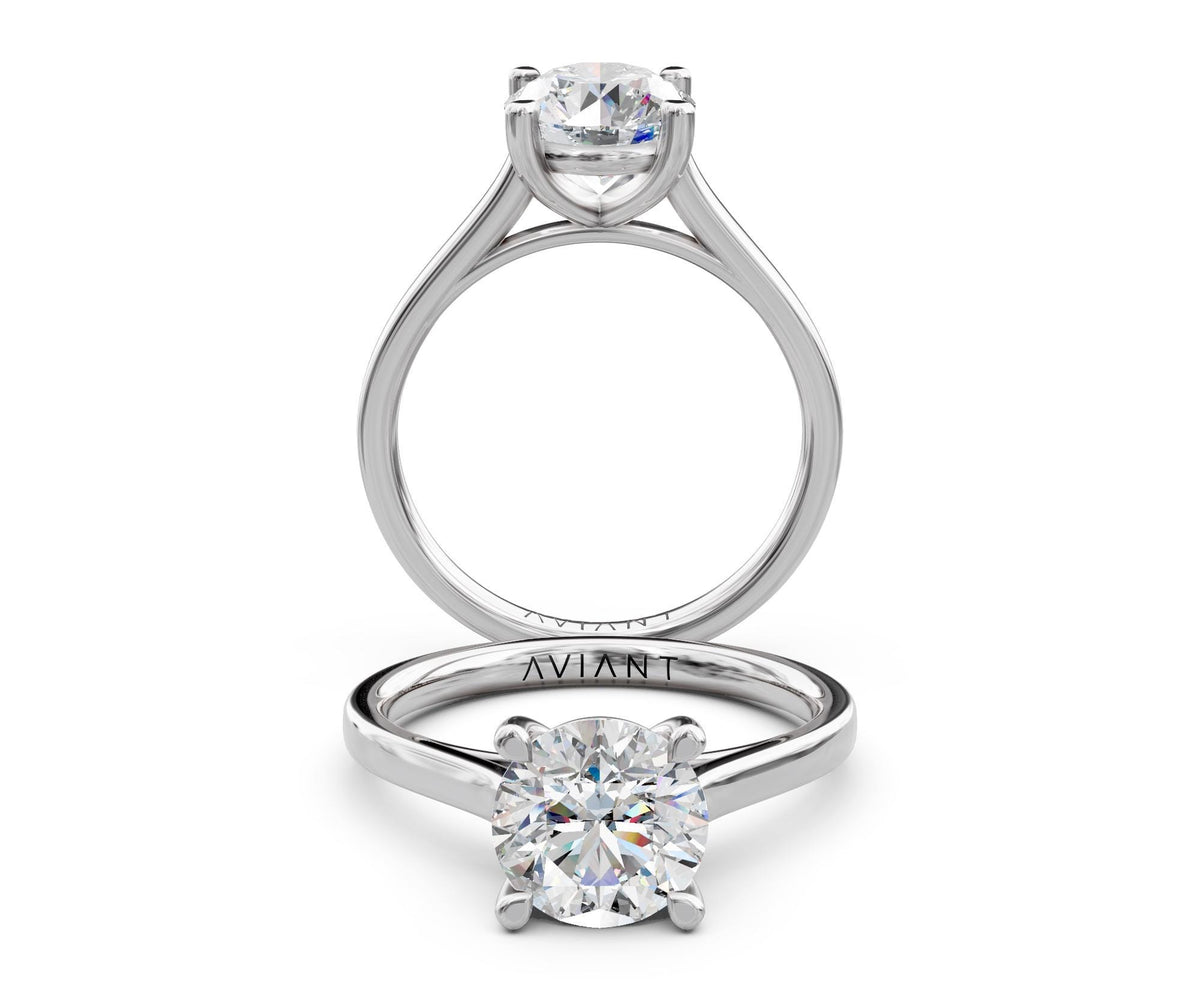 Elodie Solitaire with 1ct Round Lab Diamond