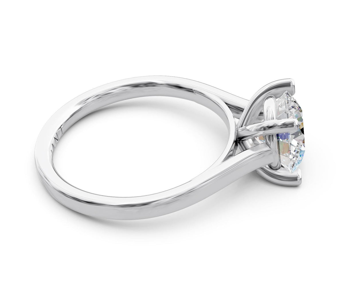 Elodie Solitaire with 1ct Round Lab Diamond