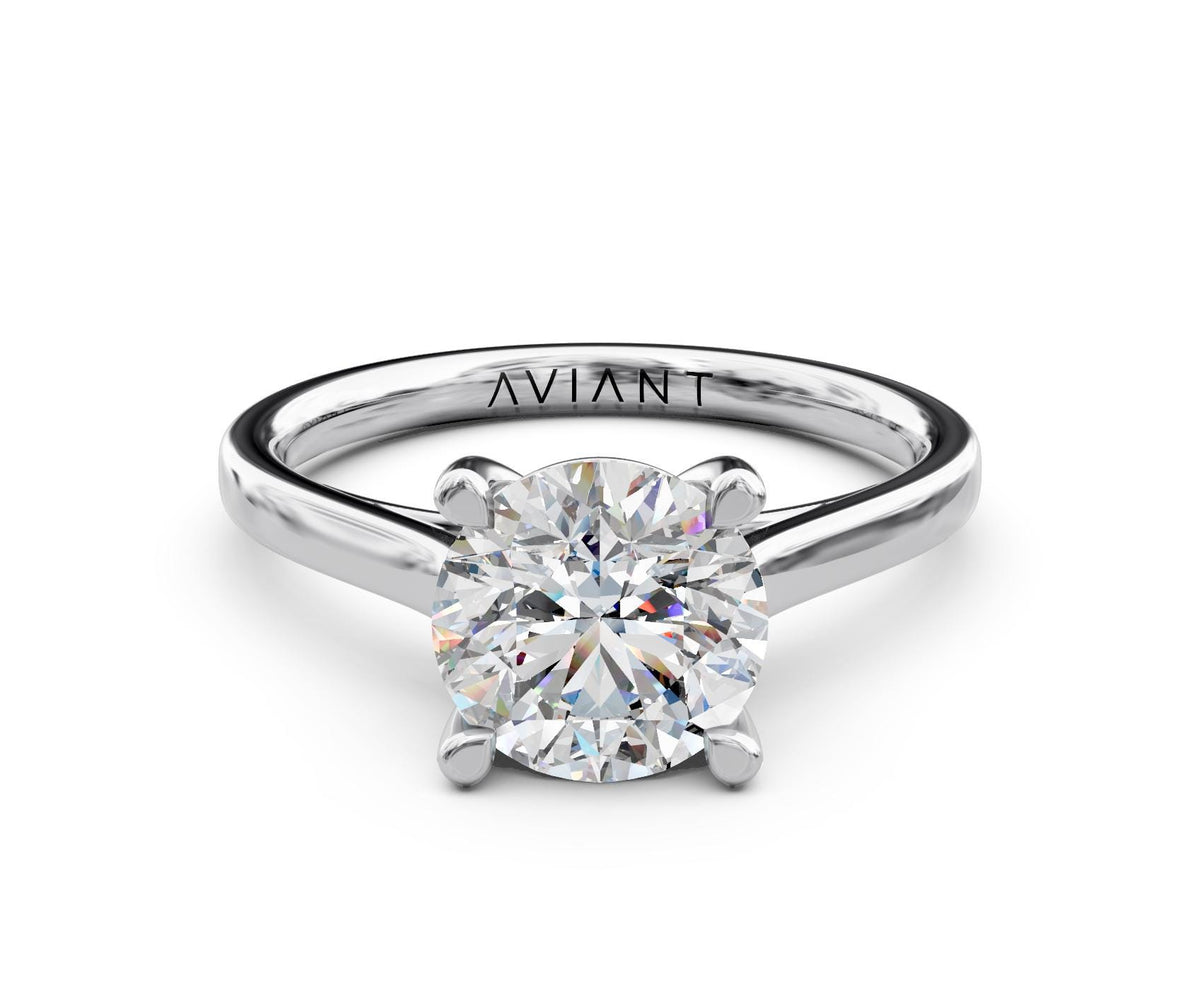 Elodie Solitaire with 1ct Round Lab Diamond
