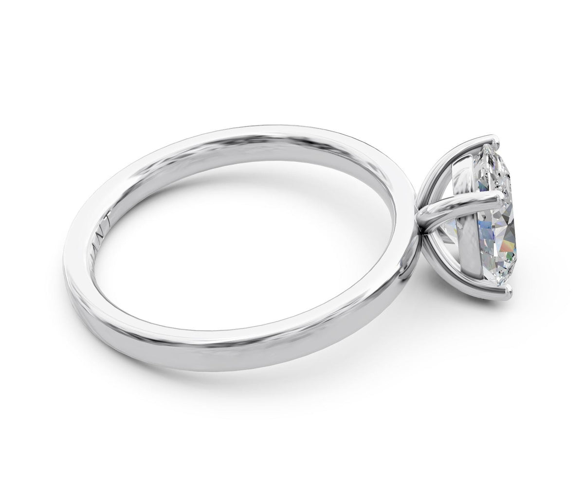 Scarlett Solitaire with 3ct Oval Lab Diamond