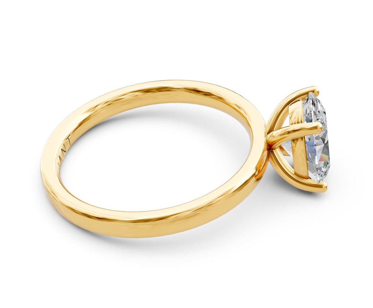 Scarlett Solitaire with 3ct Oval Lab Diamond