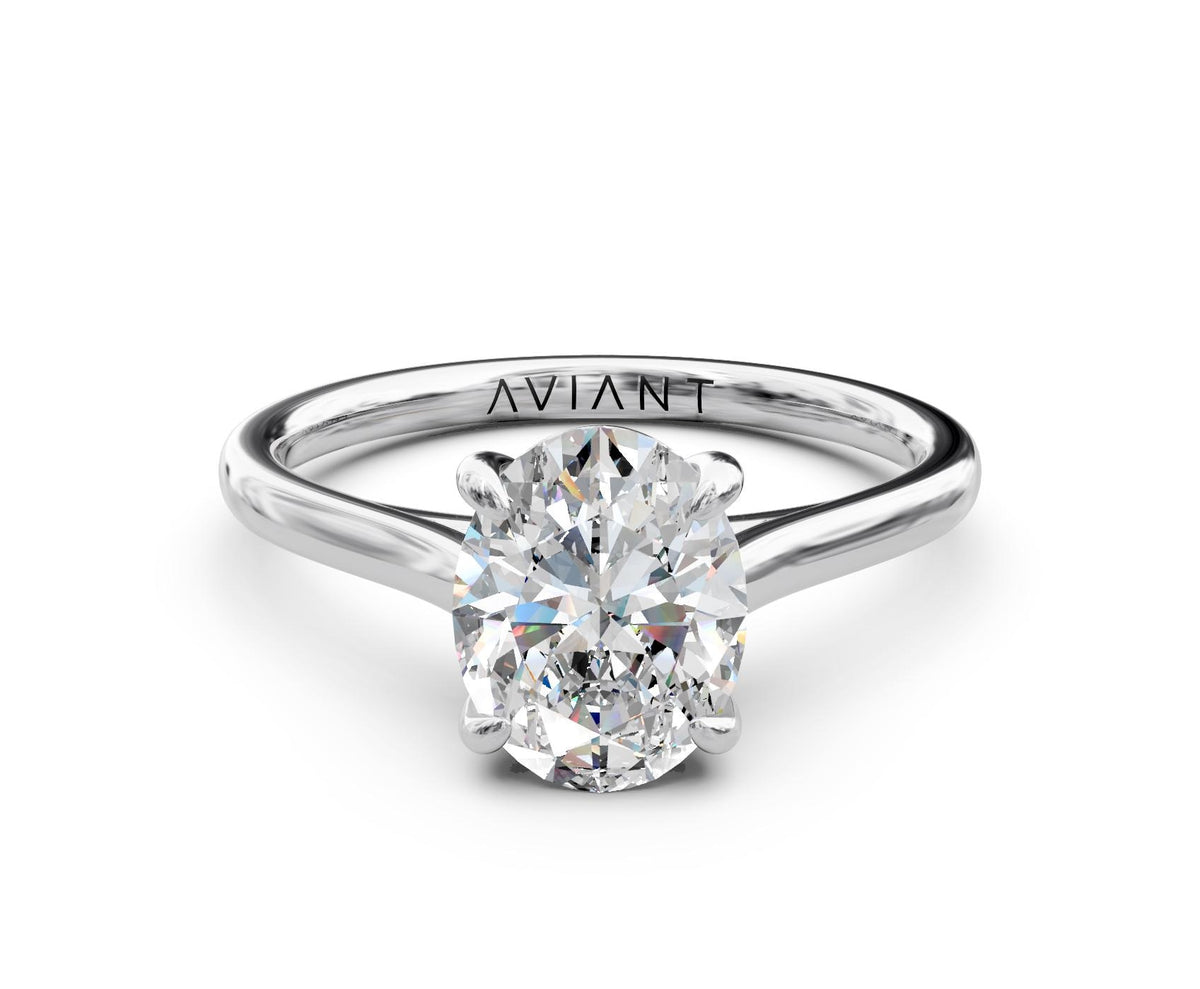 Imogen Solitaire with 2ct Oval Lab Diamond