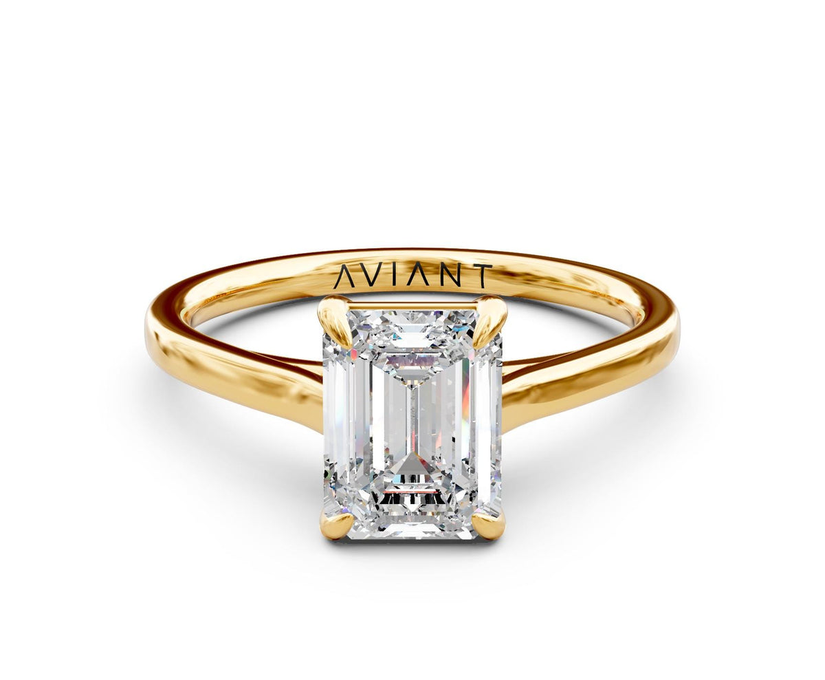 Juliet Solitaire with 1ct Emerald Lab Diamond