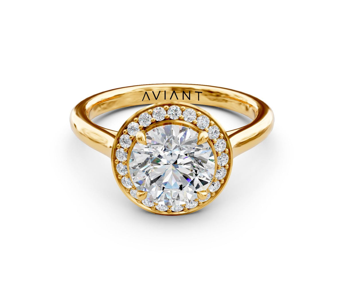 Noelle Halo with 2ct Round Lab Diamond