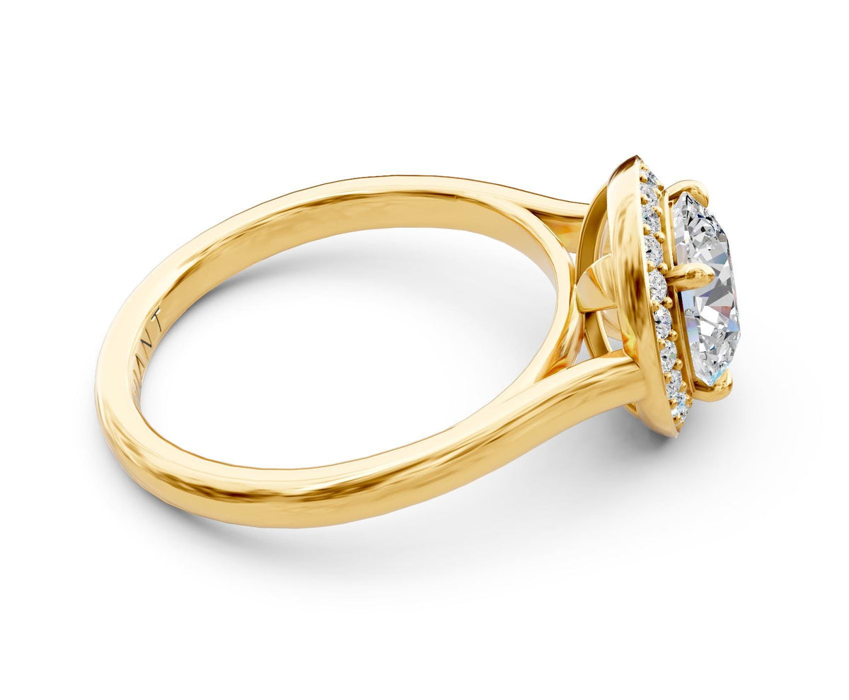 Noelle Halo with 2ct Round Lab Diamond
