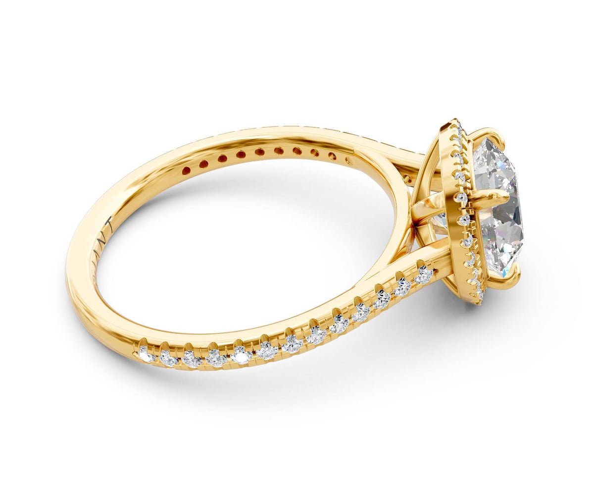 Rosalind Halo with 2ct Round Lab Diamond