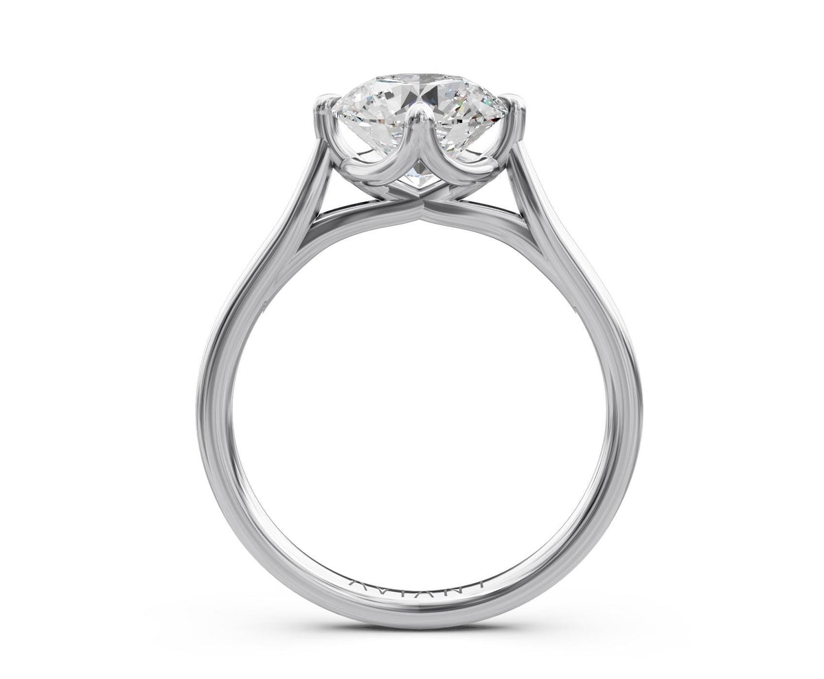 Gemma Solitaire with 3ct Round Lab Diamond