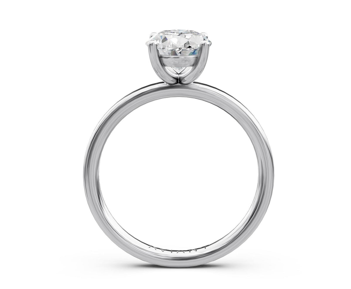 Scarlett Solitaire with 3ct Oval Lab Diamond