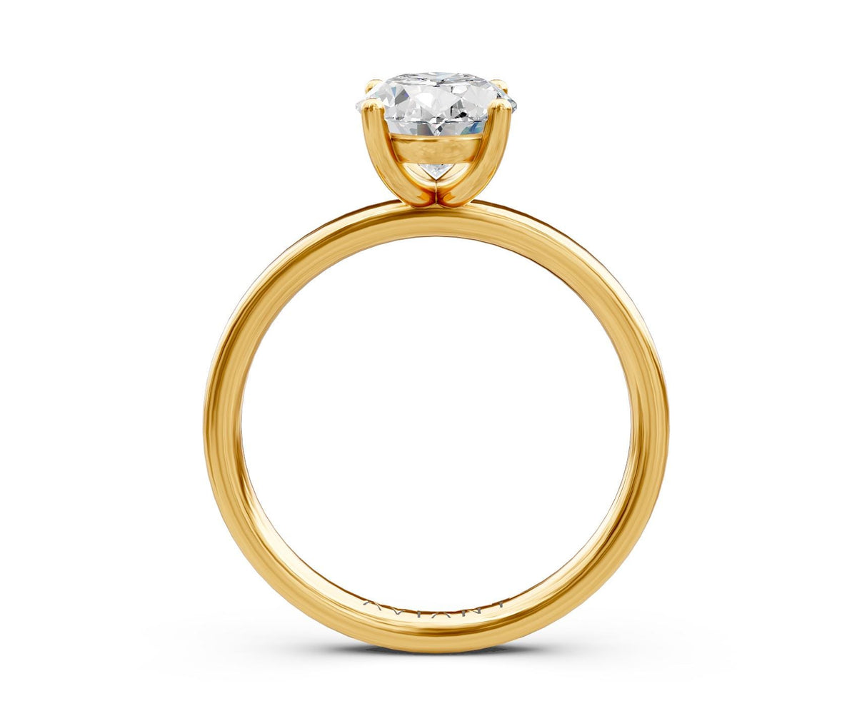 Scarlett Solitaire with 3ct Oval Lab Diamond