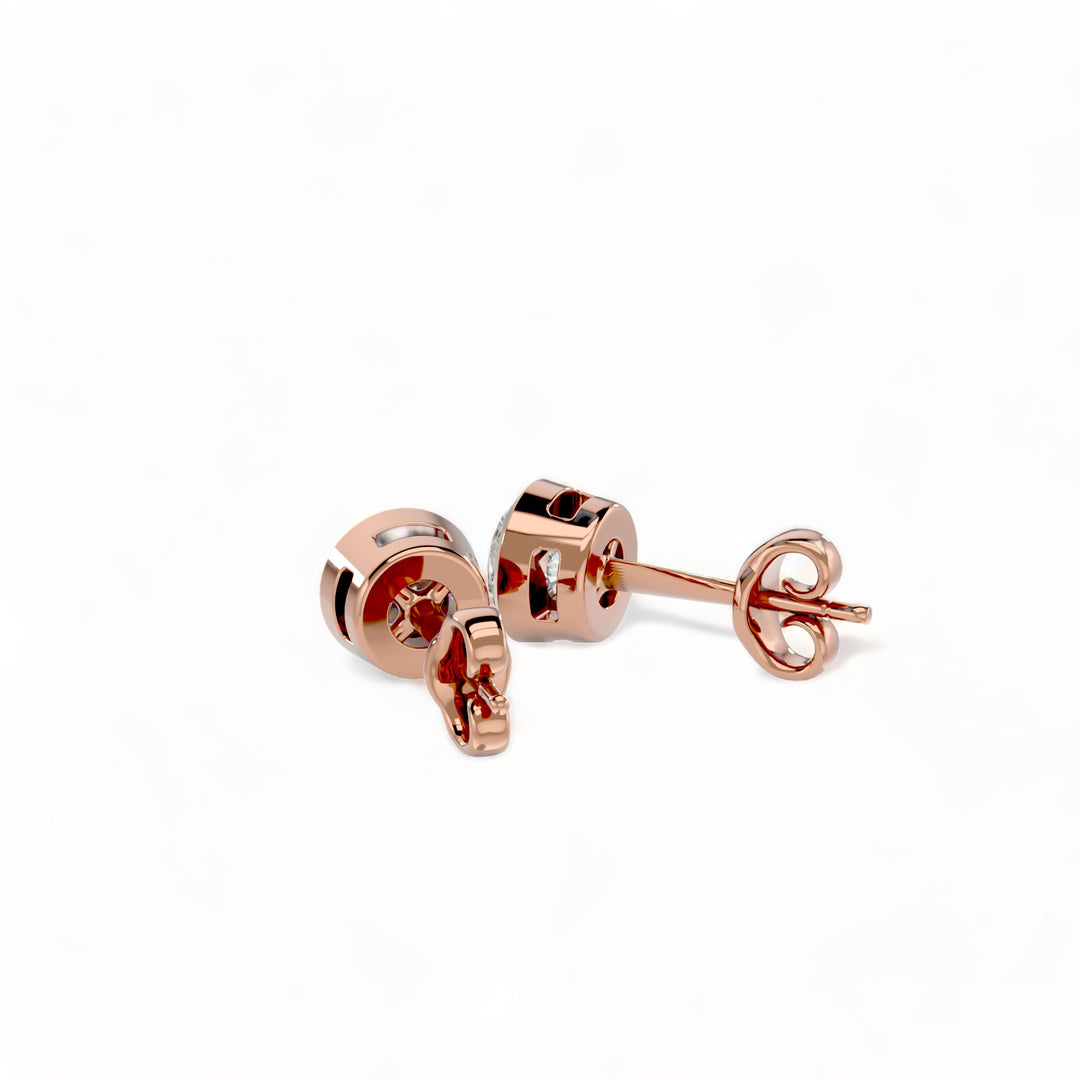 ROUND MOISSANITE STUD EARRINGS (2 CT. TW.)