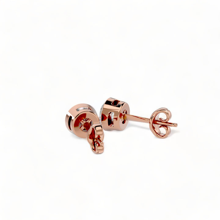 ROUND MOISSANITE STUD EARRINGS (2 CT. TW.)