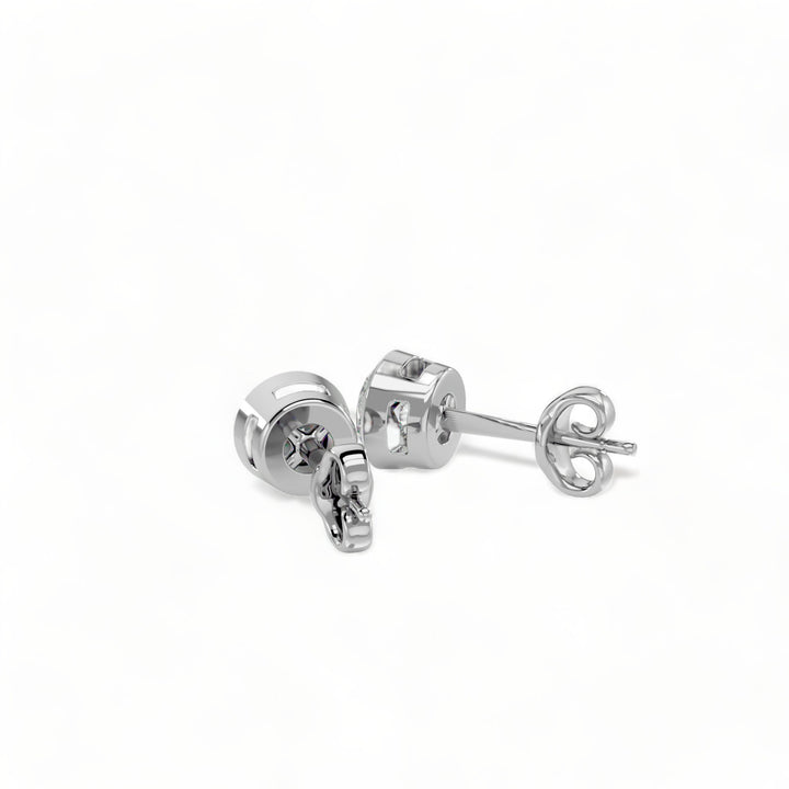 ROUND MOISSANITE STUD EARRINGS (2 CT. TW.)
