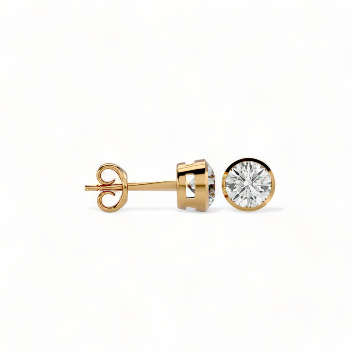 ROUND MOISSANITE STUD EARRINGS (2 CT. TW.)